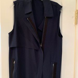 Vince Navy Blue Zip-Up Dress (NWOT)